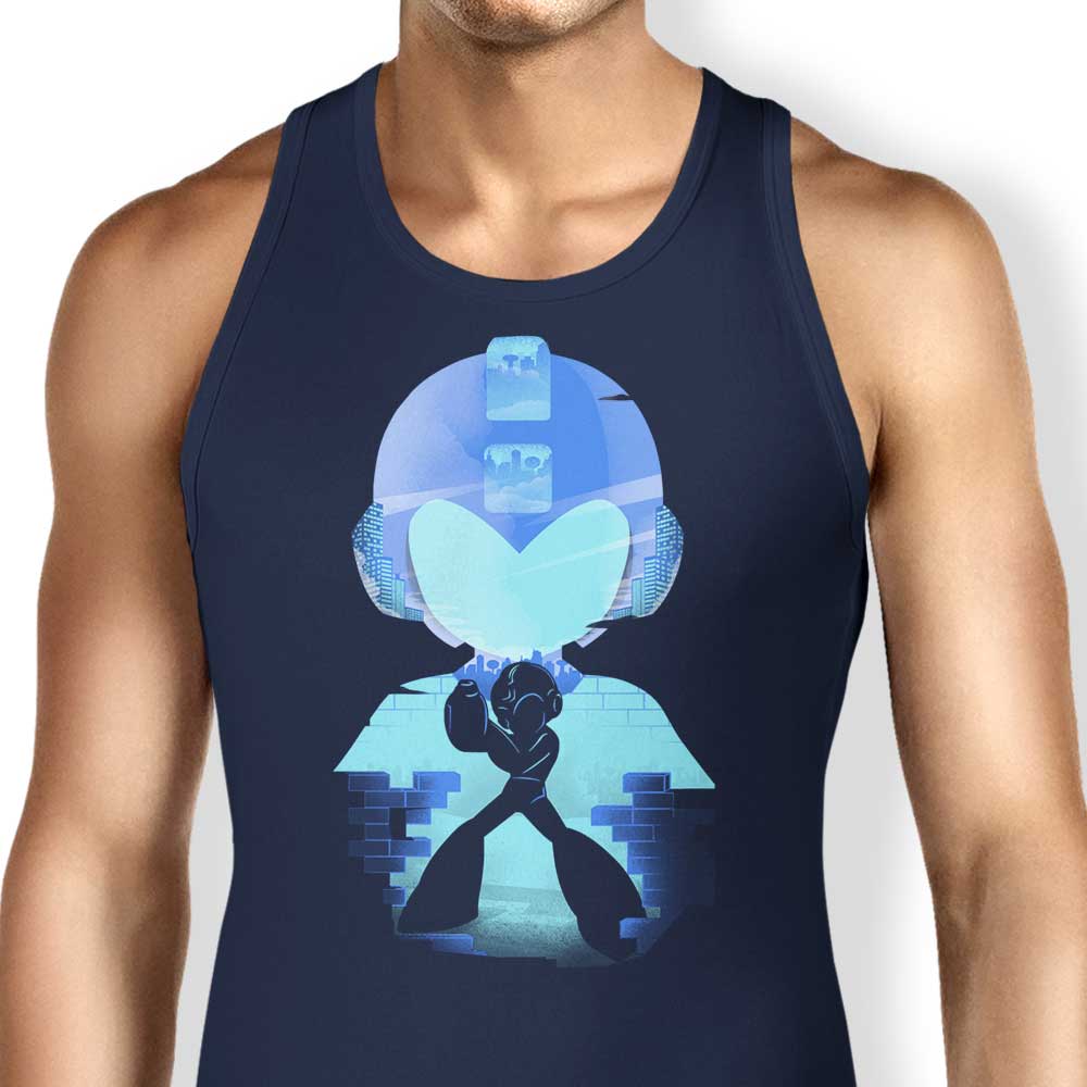Donnie Illustrations' Soft and Comfortable Blue Bomber Tank Tops