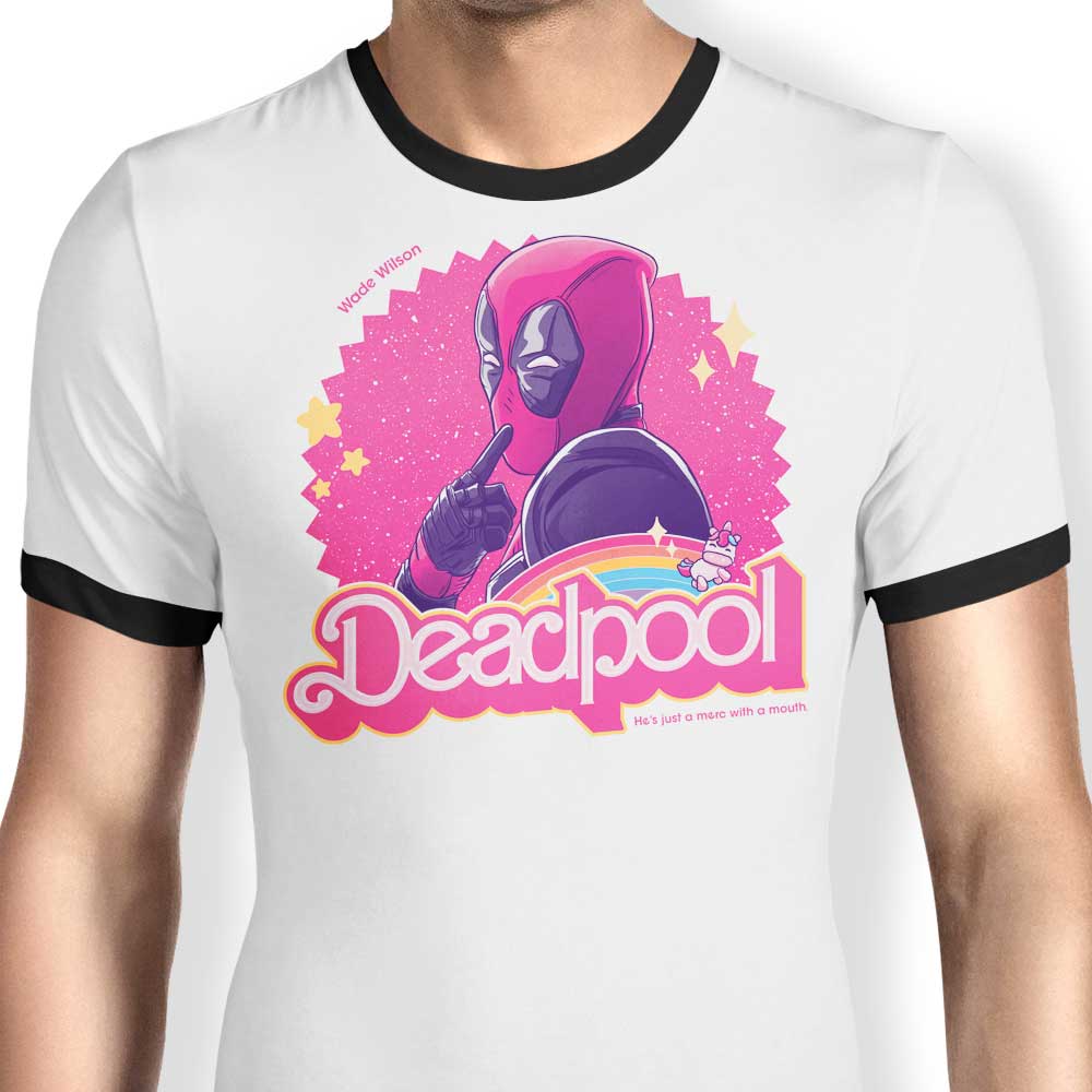 Just a Merc Classic Ringer Style T-Shirt for Casual Wear