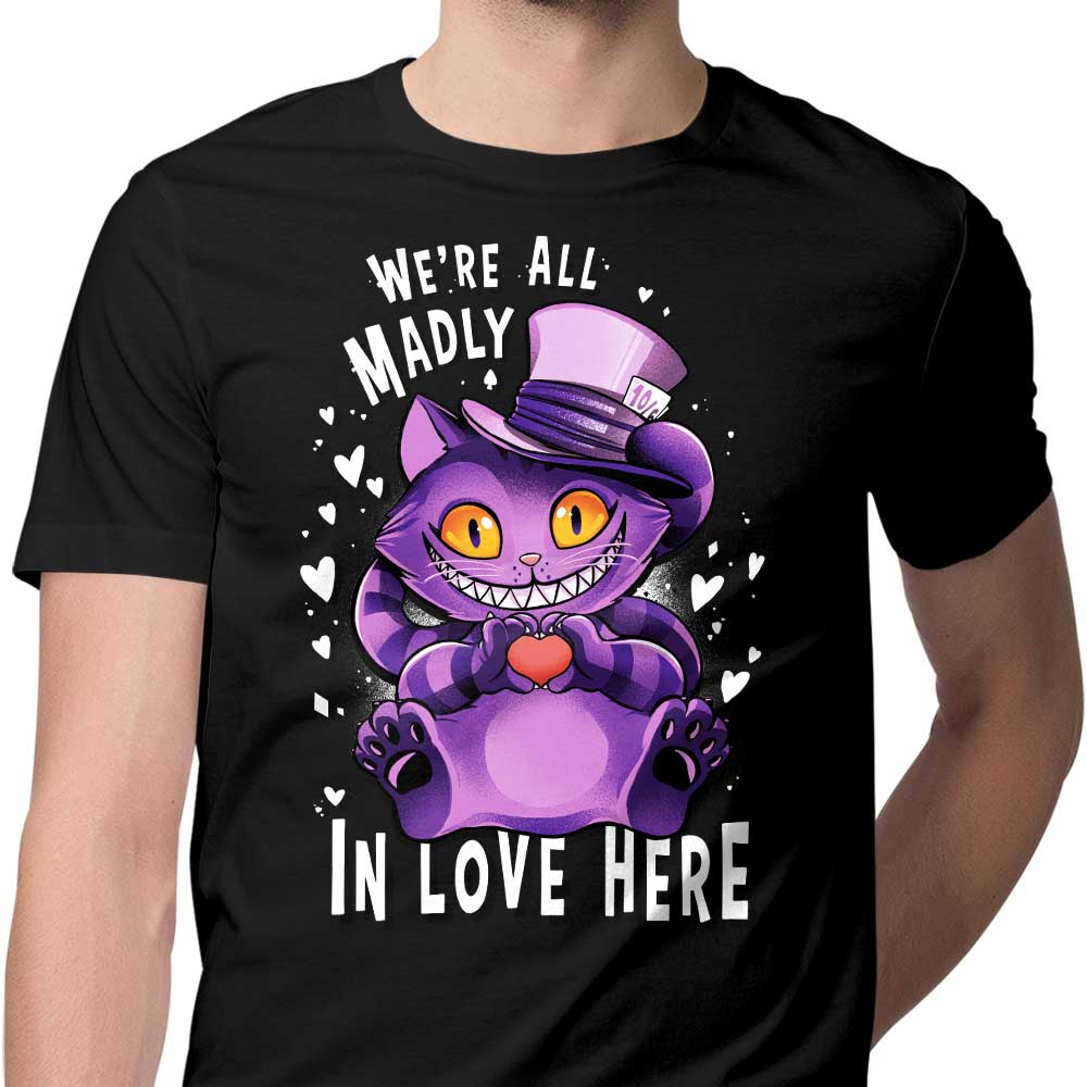 Alemaglia's Men's Love-themed Apparel: T-Shirts in Various Sizes