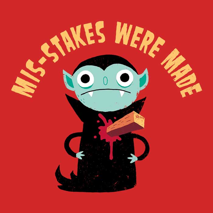 Men's 'Oops Moments' Apparel - T-Shirts by DinoMike