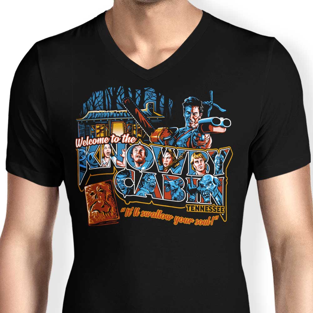 A Warm Welcome to Knowby - Stylish Men's V-Neck T-Shirt
