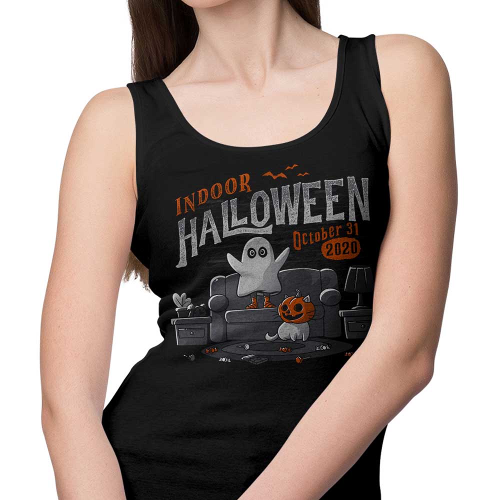 Cozy Indoor Halloween Men's and Women's Tank Tops