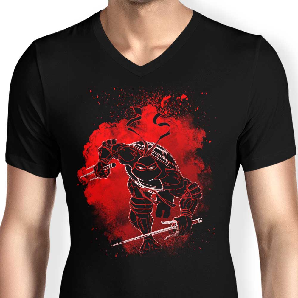 Men's Alternative V-Neck with 'Soul of the Sais' Design