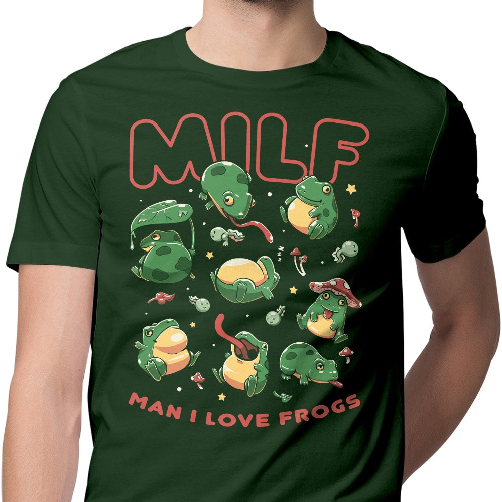 Men's Fashion: 'I Love Frogs' Apparel by Koalatees
