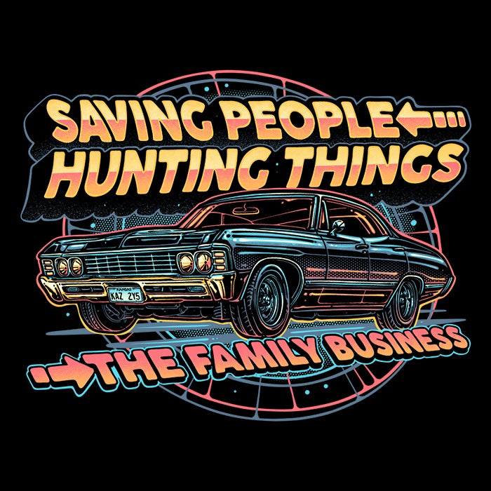 High - Quality 'Saving People, Hunting Things' Ringer T - Shirt