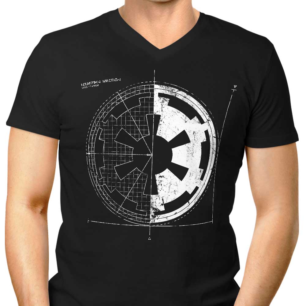 Empire Blueprint - Stylish Men's V-Neck Tee
