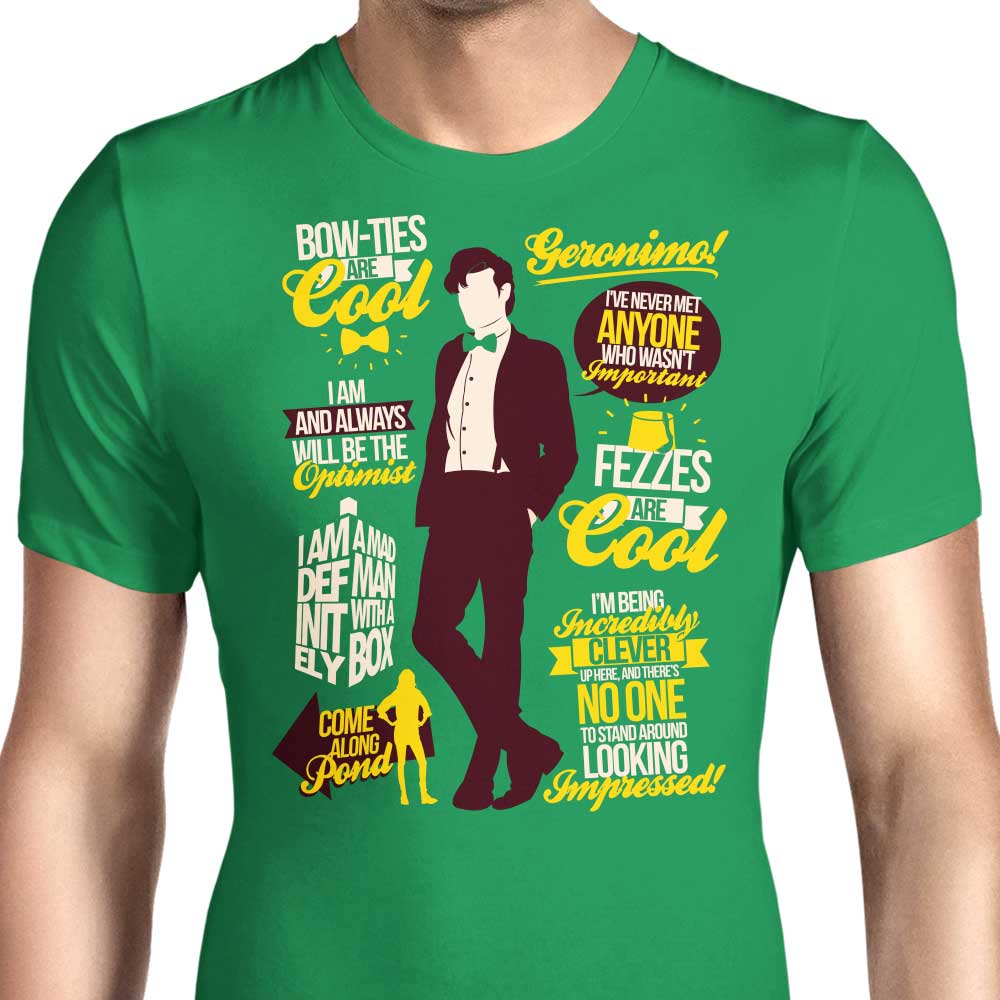 Quotes from the Eleventh Doctor - Stylish Men's Apparel Collection
