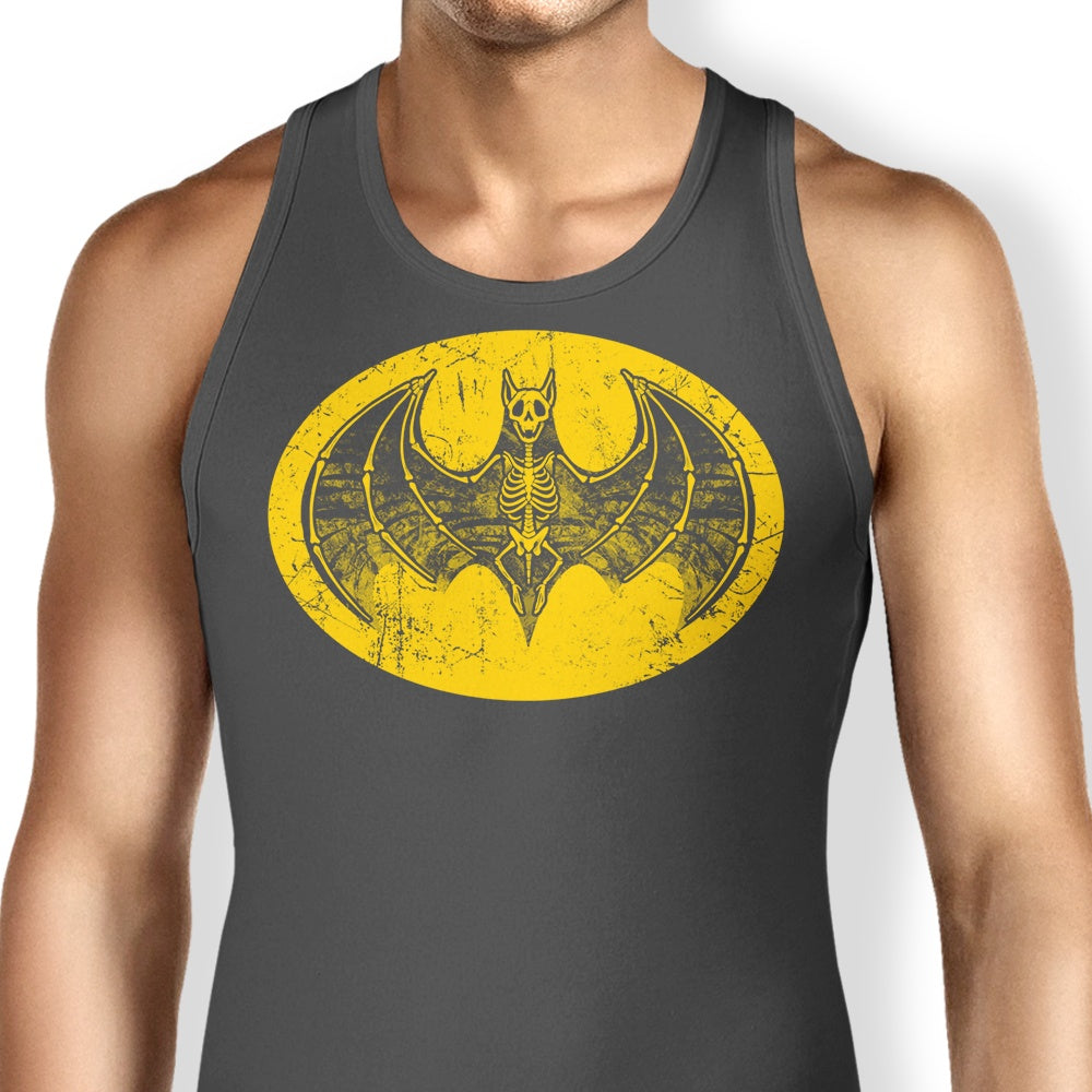 Alemaglia's Soft and Comfortable Skeleton Bat Signal Tank Top