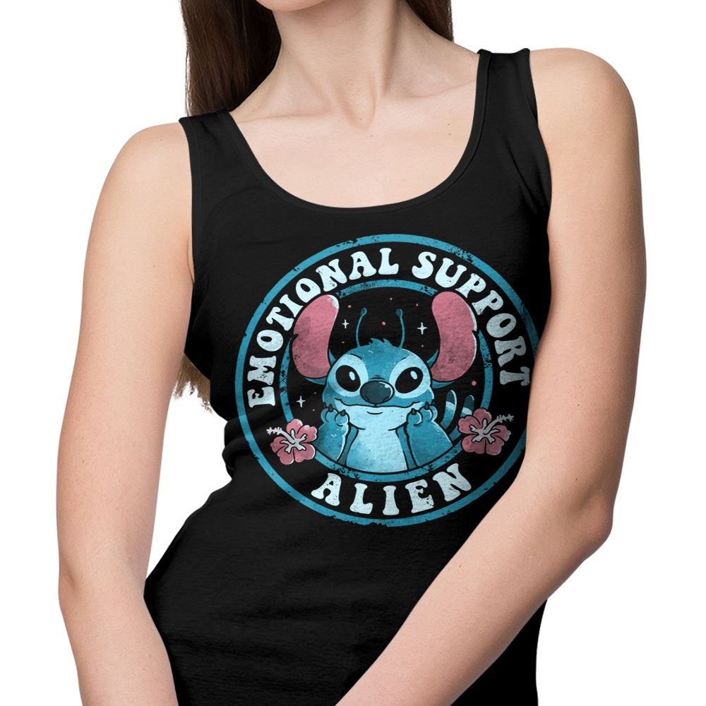 Comforting Emotional Support Alien Tank Top for Ultimate Relaxation