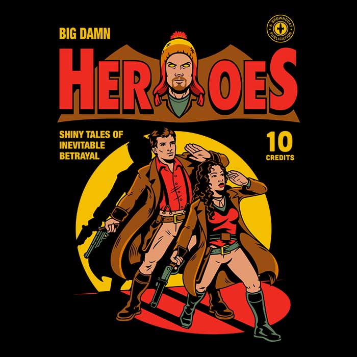 Harebrained Heroes Comic Men's Stylish Ringer T - Shirt S to 4XL