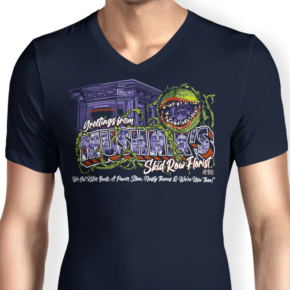 Killer Buds Men's Stylish V-Neck T-Shirt