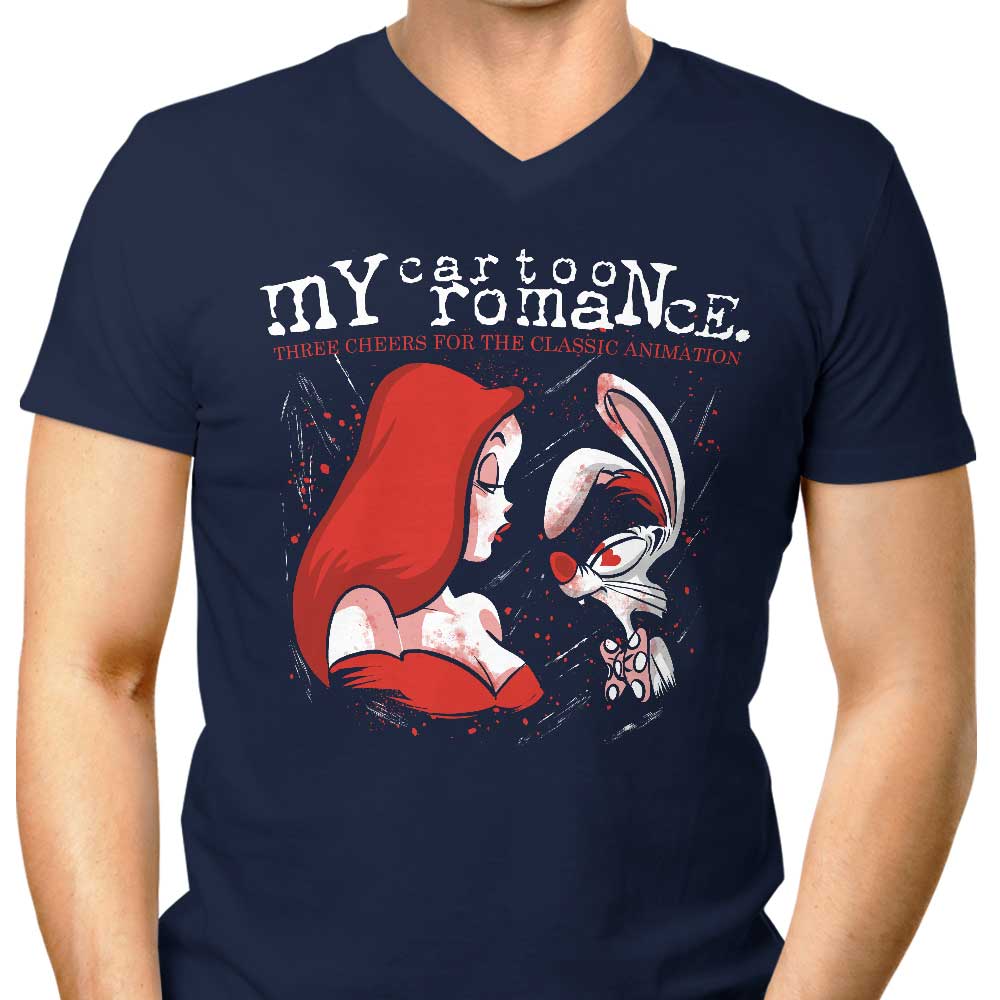 Men's Stylish V-Neck - My Cartoon Romance