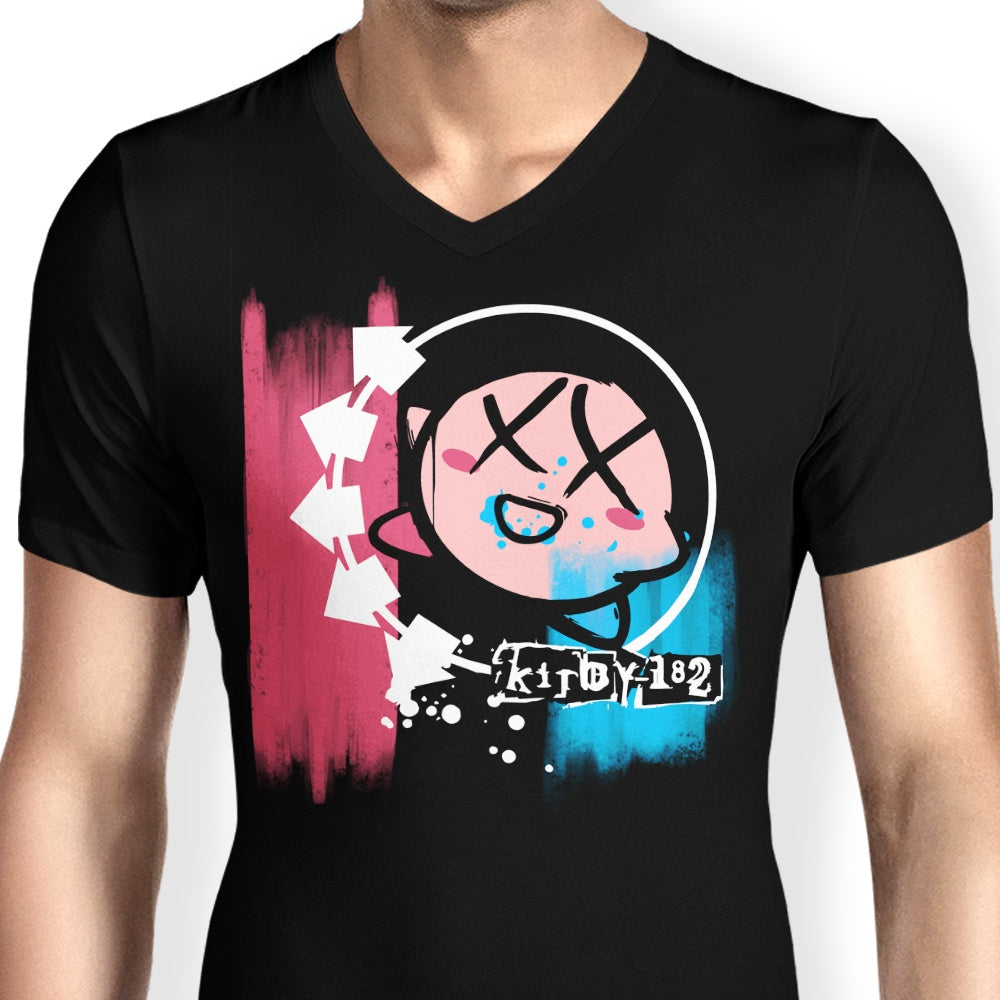 Fitas Artwork Men's Stylish V-Neck Hungry-182 T-Shirt