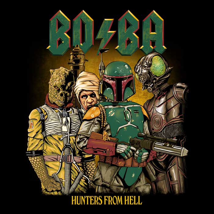 Hellish Hunters - Men's Stylish V-Neck T-Shirt