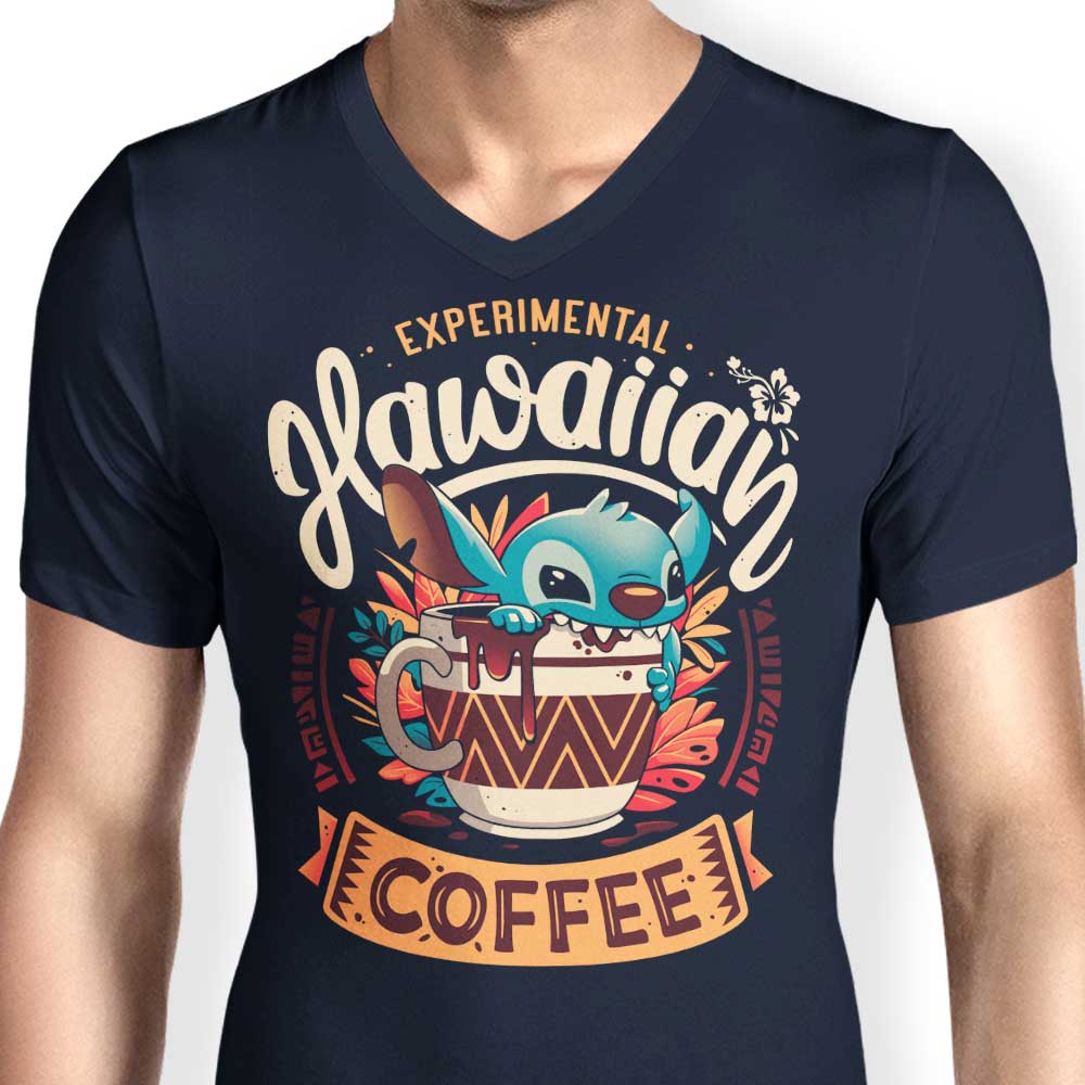 Unique Hawaiian Experimental Coffee Men's V-Neck