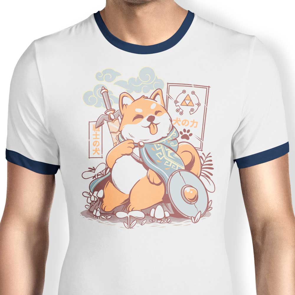 The Legendary Dog Themed Men's Ringer Style T-Shirt