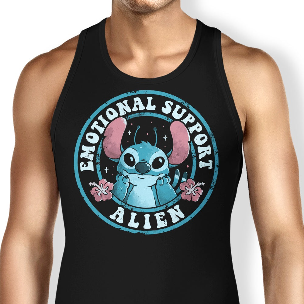 Comforting Emotional Support Alien Tank Top for Ultimate Relaxation