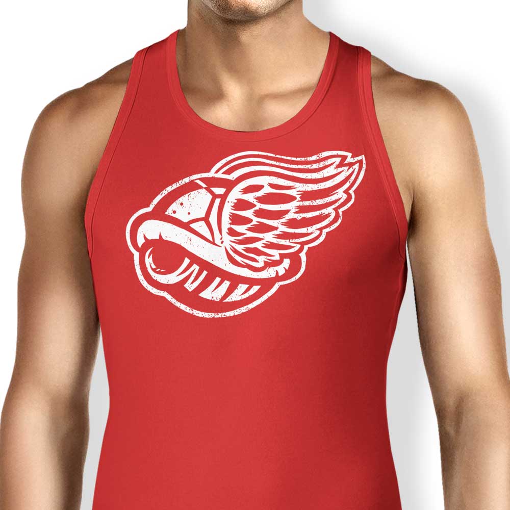 Stylish Winged Turtle Shell Design Tank Top for Casual Wear