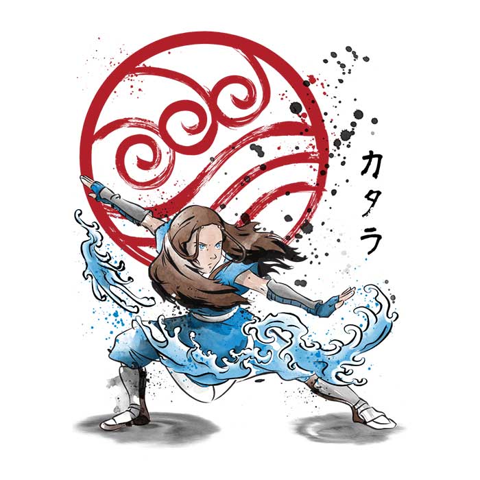 The Mighty Power of the Water Tribe - Men's Stylish Ringer T-Shirt
