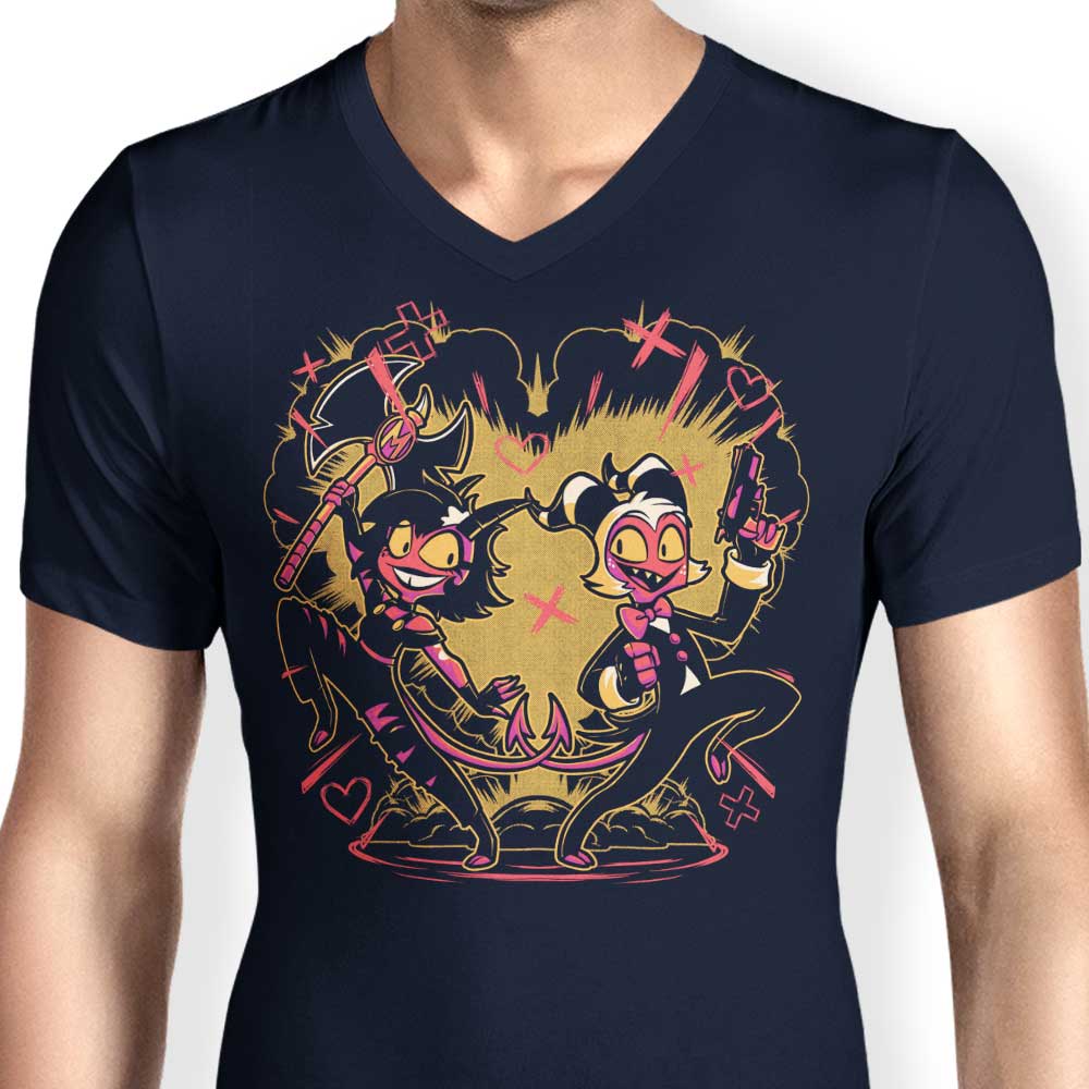 Stylish Men's V-Neck from the Hell Couple Collection