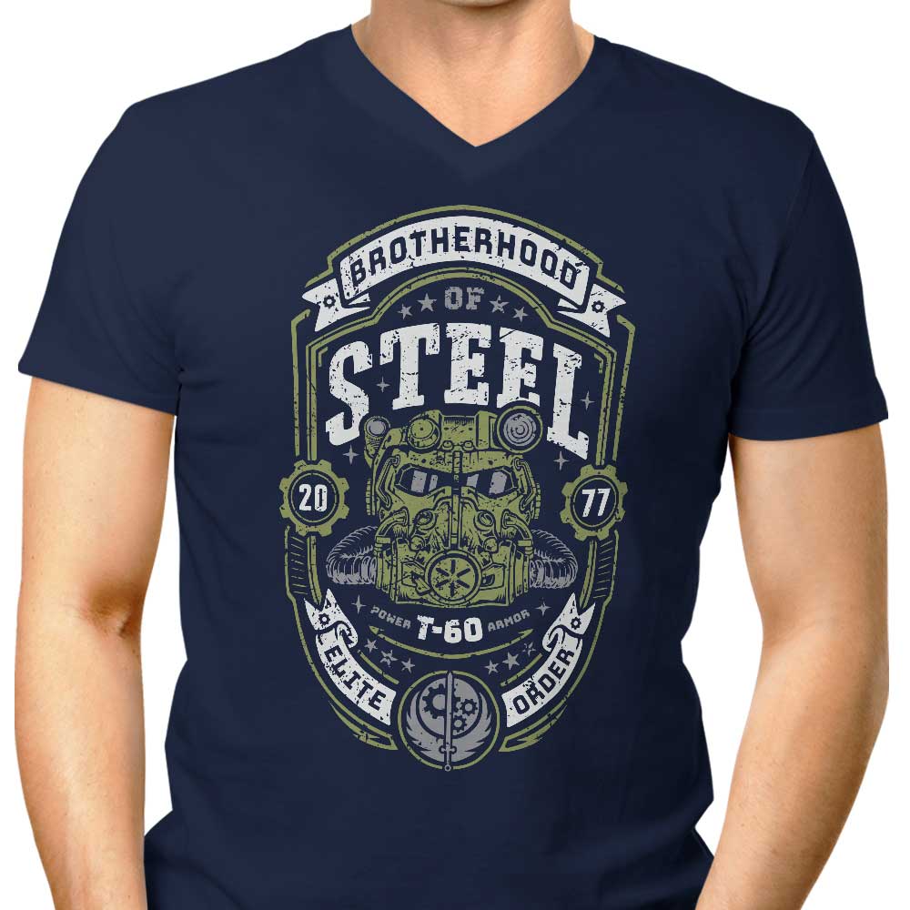Men's V-Neck Knight of Steel T60 - A Stylish Men's Top