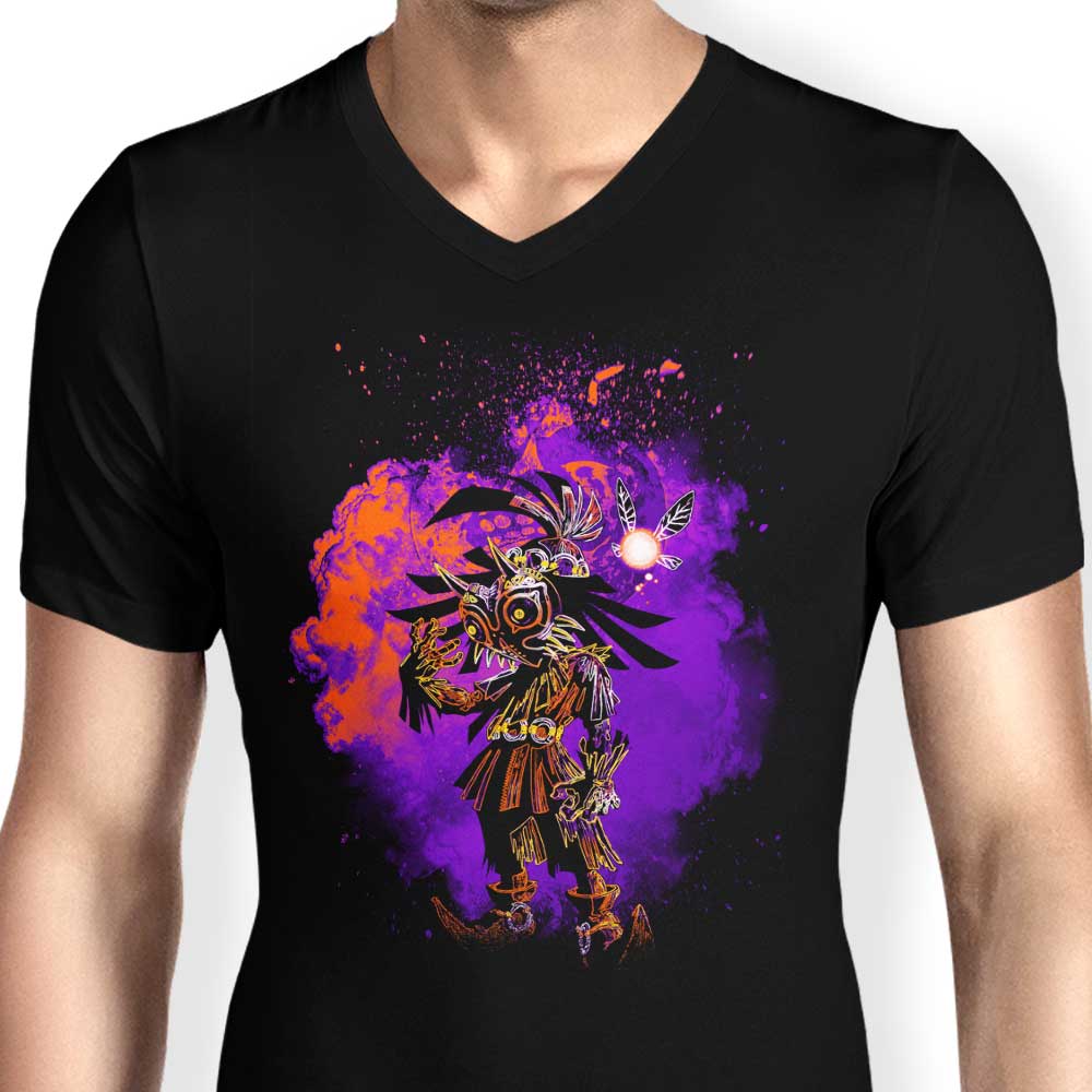 Men's Stylish V-Neck T-Shirt - The Spirit of the Kid