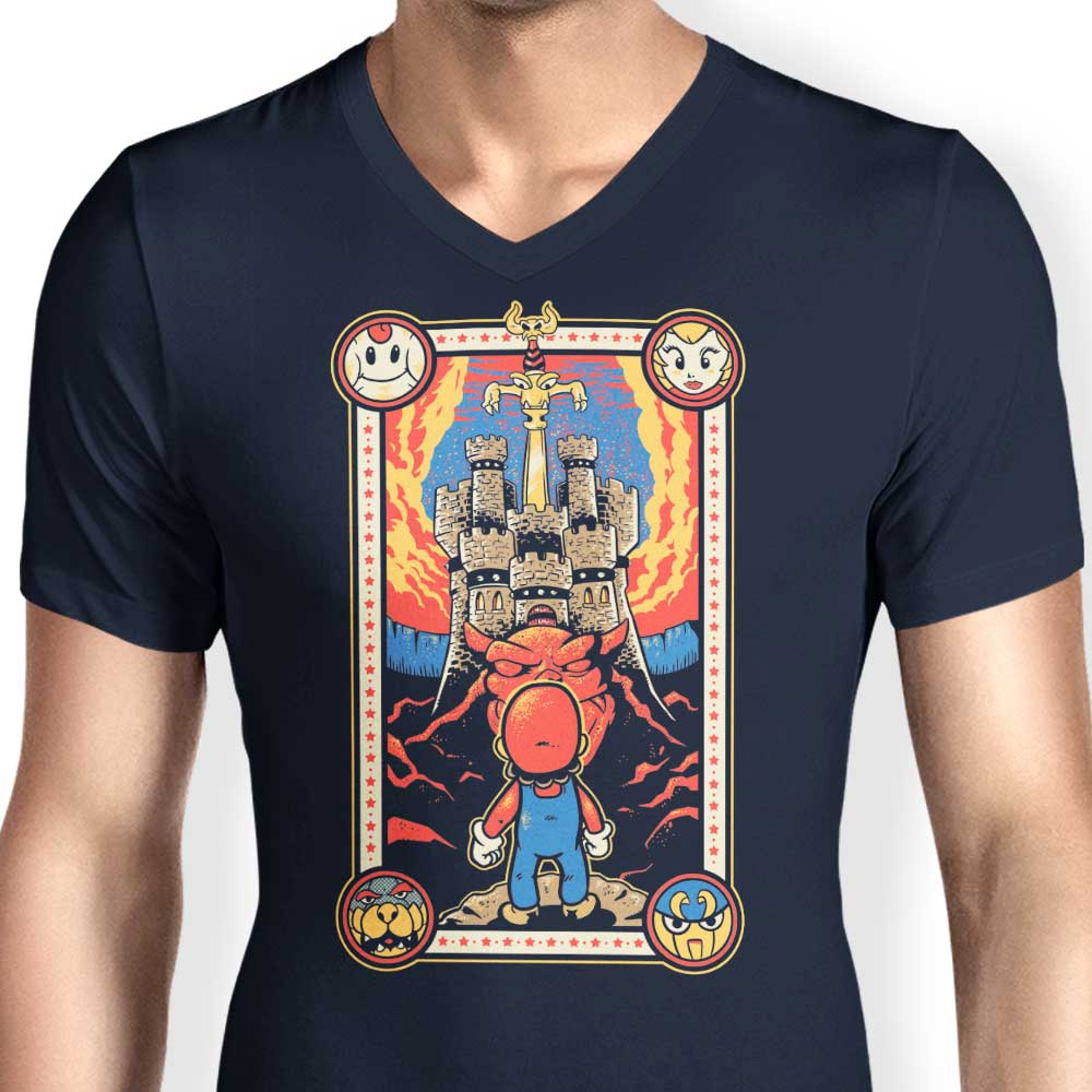 Men's V-Neck T-Shirt - The Legend of the Seven Stars
