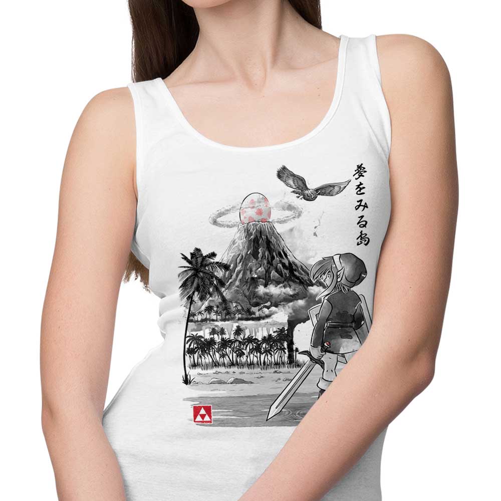 Dr. Monekers' Hero's Awakening Sumi-e Men's and Unisex Comfortable Cotton Tank Top