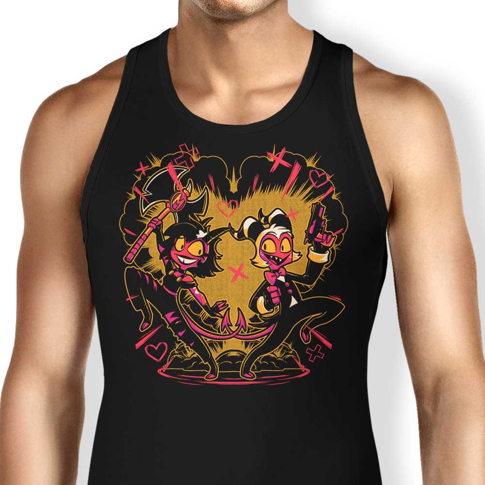 Studio Mootant's Hell Couple Stylish Tank Top for Fashion Lovers