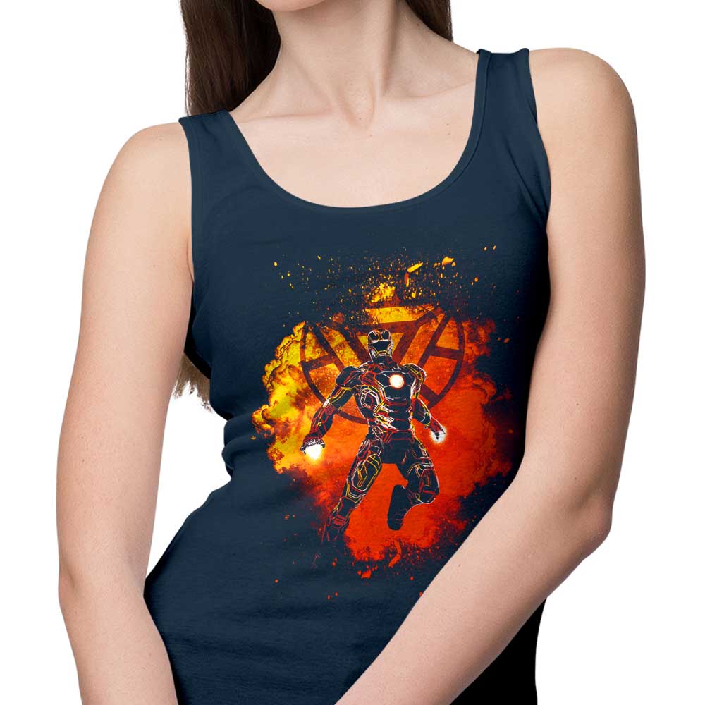 Donnie Illustrations' Soul of the Genius Men's and Women's Comfortable Tank Tops