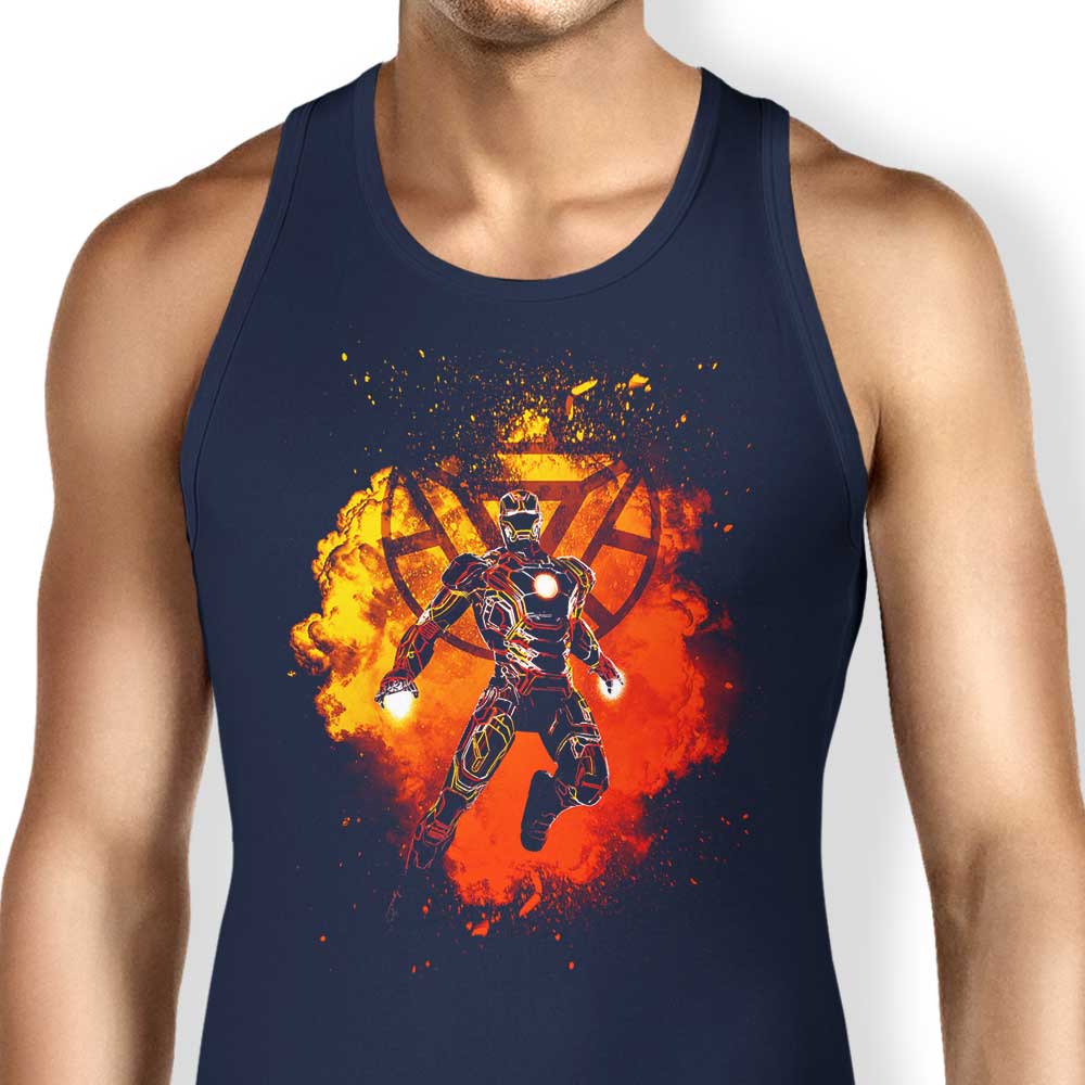 Donnie Illustrations' Soul of the Genius Men's and Women's Comfortable Tank Tops