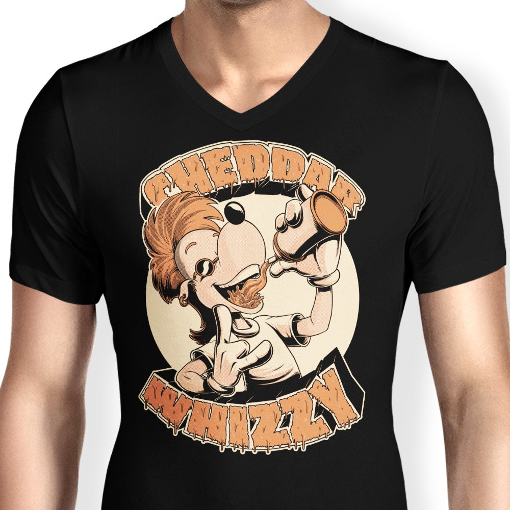 Men's Stylish Cheddar Whizzy V-Neck