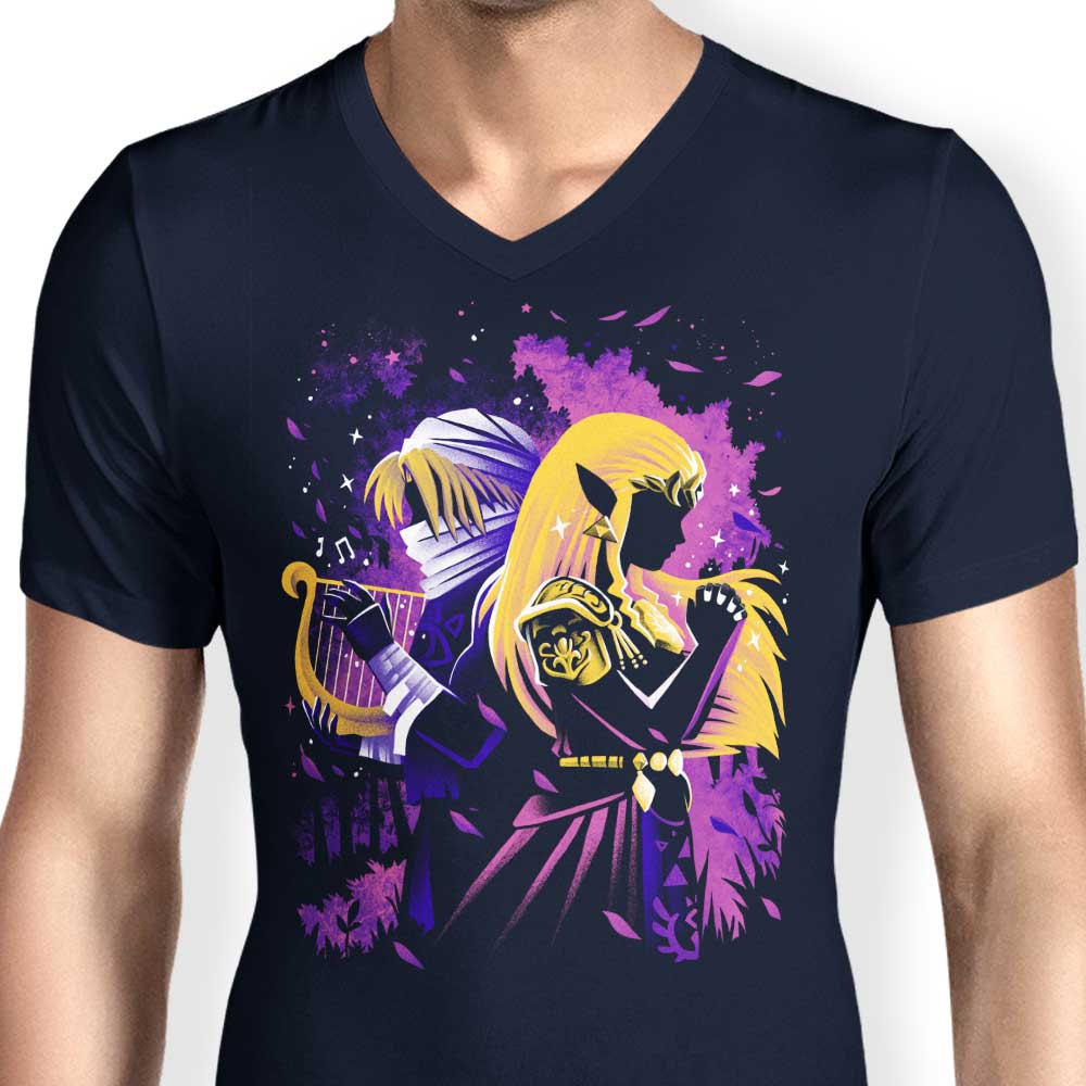 Men's V-Neck T-Shirt - The Hope for Her People