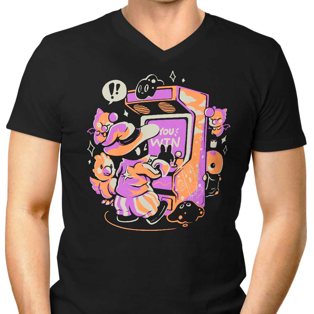Magic Arcade Style Men's V-Neck T-Shirt