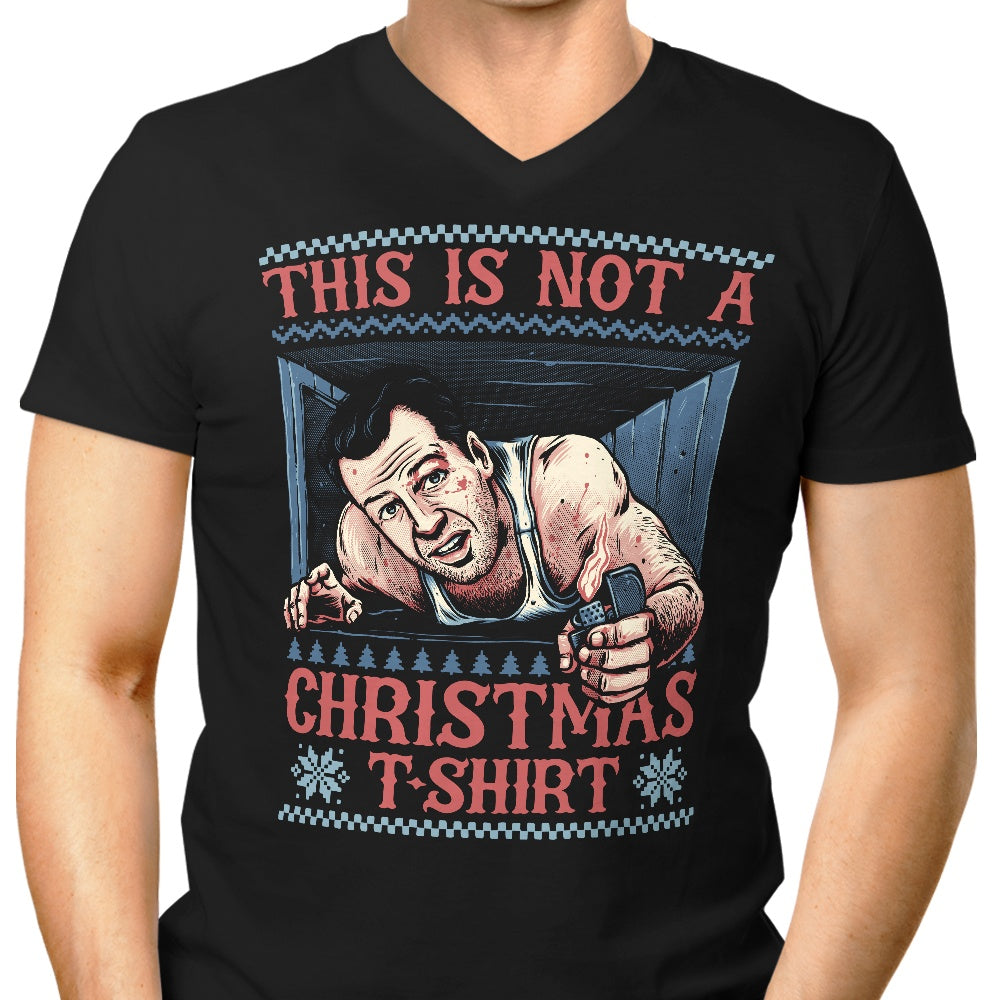 Men's V-Neck Non-Christmas Shirt