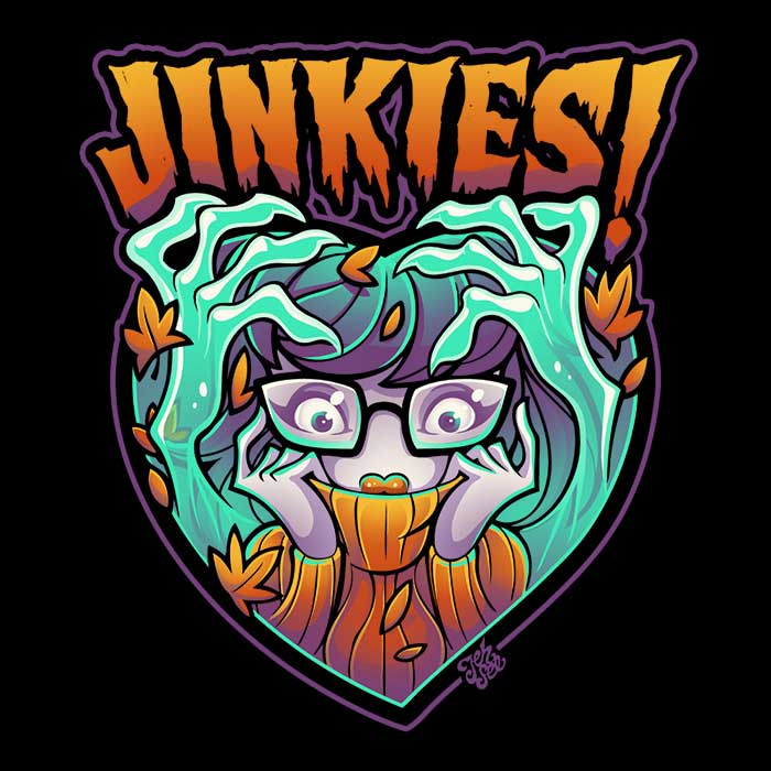 Cool Jehsee Ringer T-Shirt with 'Jinkies' Design