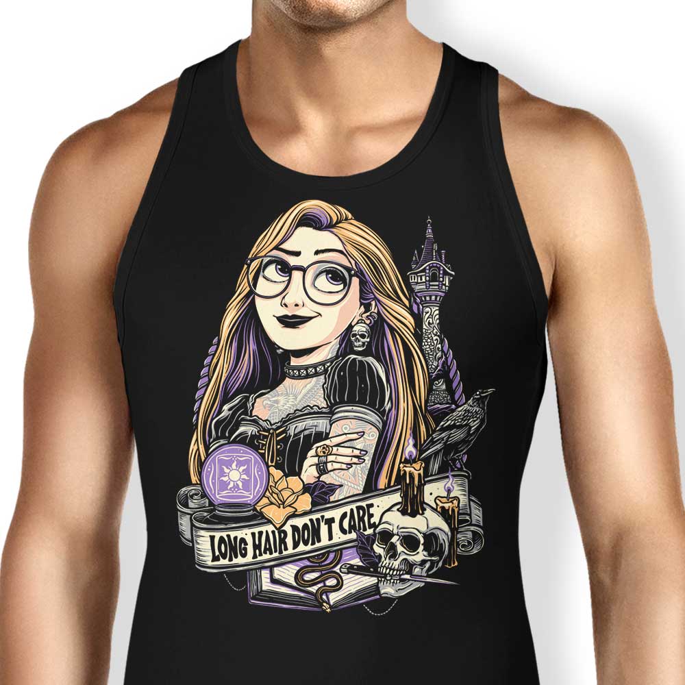 Momma Gorilla's 'Long Hair, Don't Care' Comfortable Unisex and Women's Tank Tops