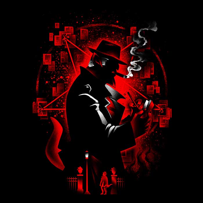 Alemaglia Demon Detective - Stylish Men's T - Shirts Collection