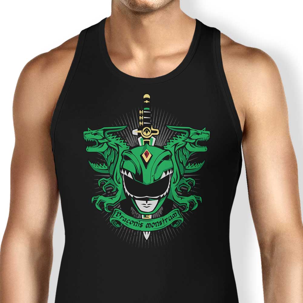 Prime Premne Design Viridis Draconis Monstrum Men's Stylish Tank Top