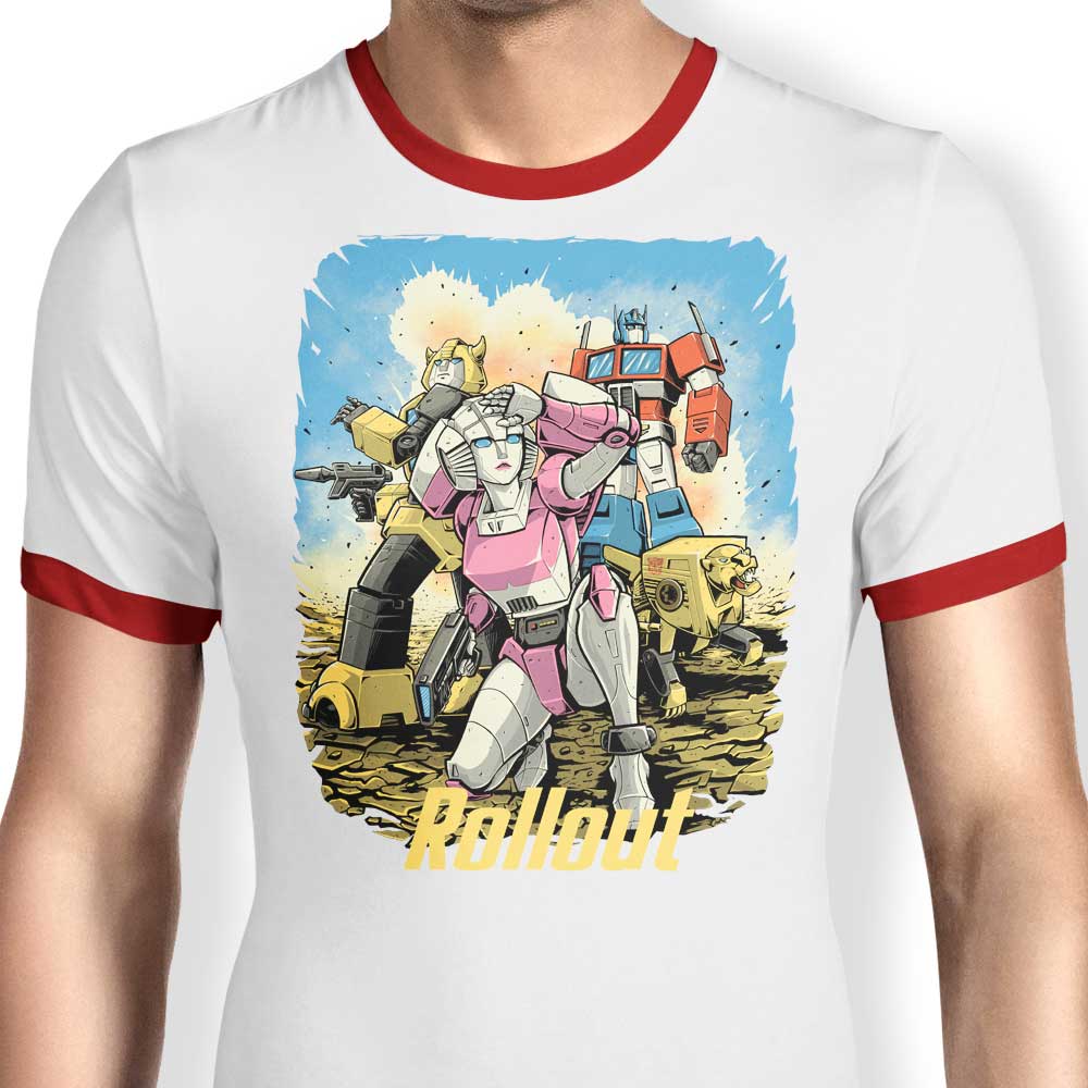 BetMac's Stylish Cyber Wasteland Ringer T - Shirt