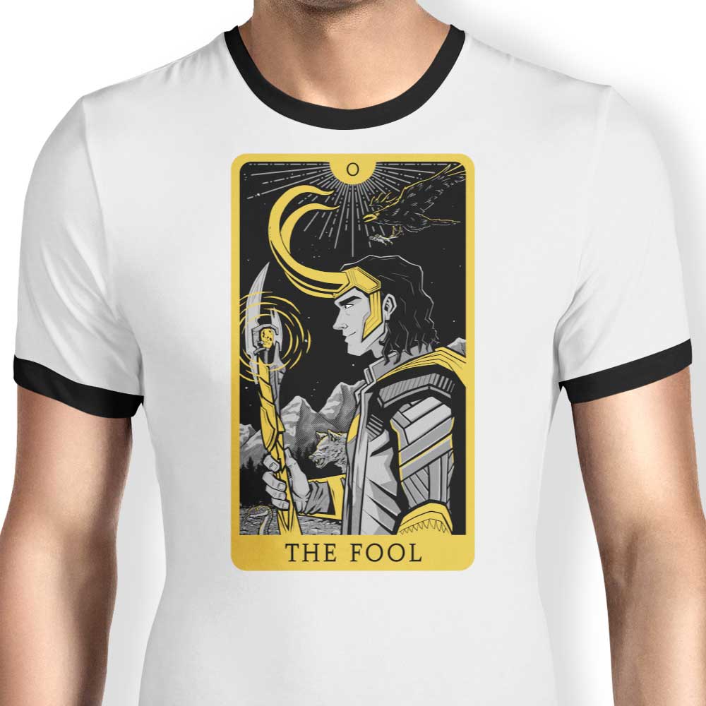 Danielmorris1993's Tarot - The Fool Men's Ringer Cotton T - Shirt