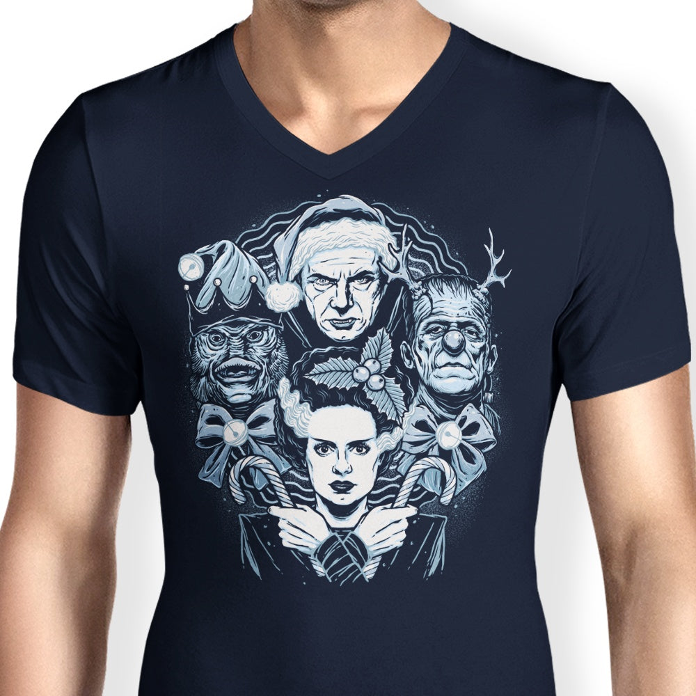 Men's V-Neck - Momma Gorilla's 'Episode 13: Christmas Monsters'