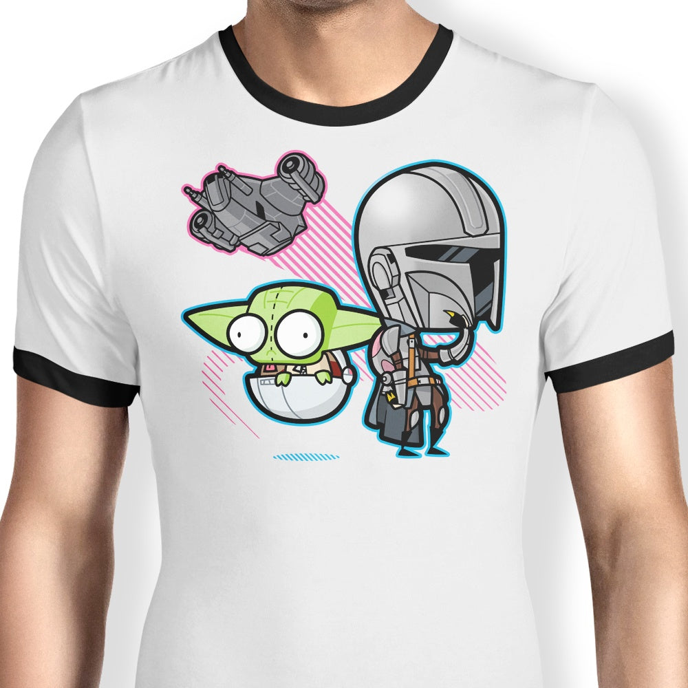 Zim Djarin Inspired Men's Ringer Style T-Shirt