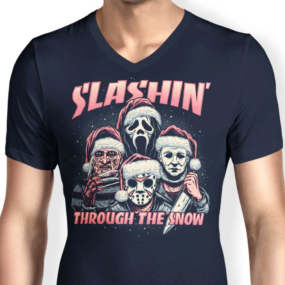 Men's V-Neck T-Shirt - Horror Rhapsody Collection