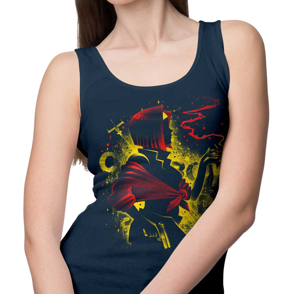 Alemaglia's Queen of Hearts Stylish Men's and Women's Tank Tops