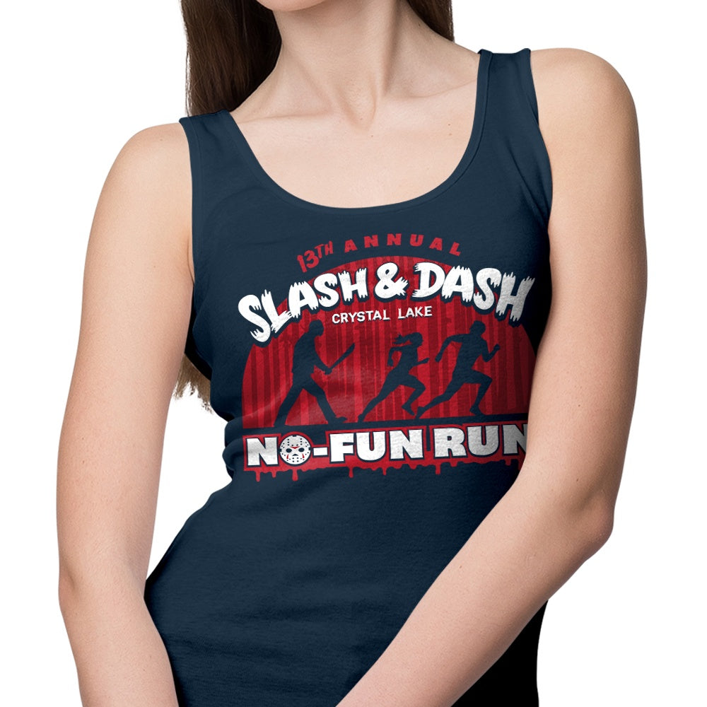 No Fun Run Unisex Athletic Tank Top