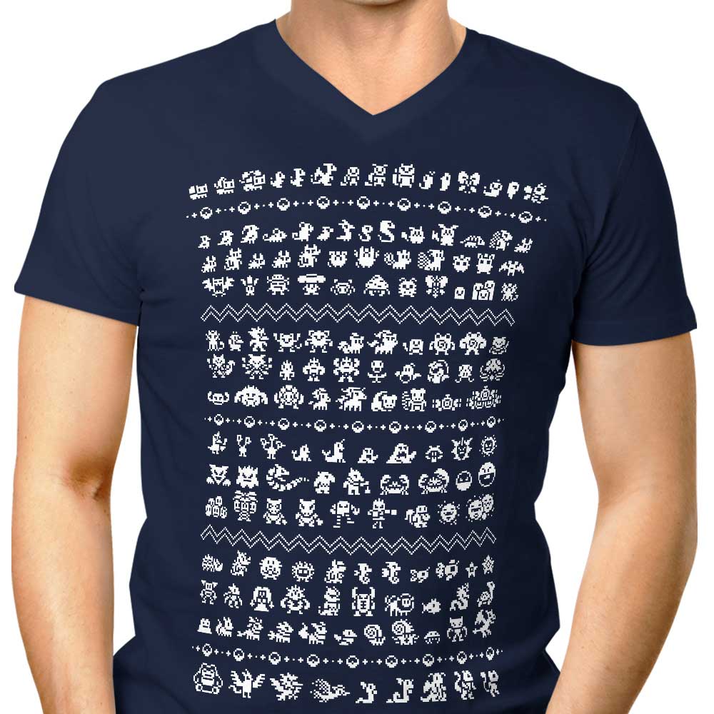 Drew Wise Men's Catch'm Holiday V-Neck T-Shirt