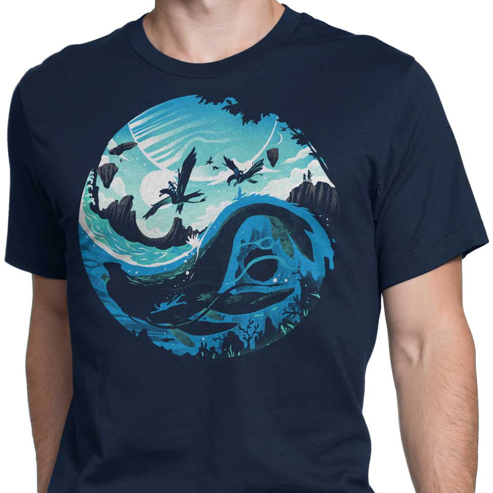 Water Yin - Yang Men's Clothing Collection: T - Shirts and Premium T - Shirts