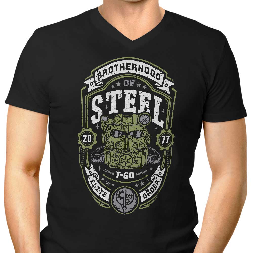 Men's V-Neck Knight of Steel T60 - A Stylish Men's Top