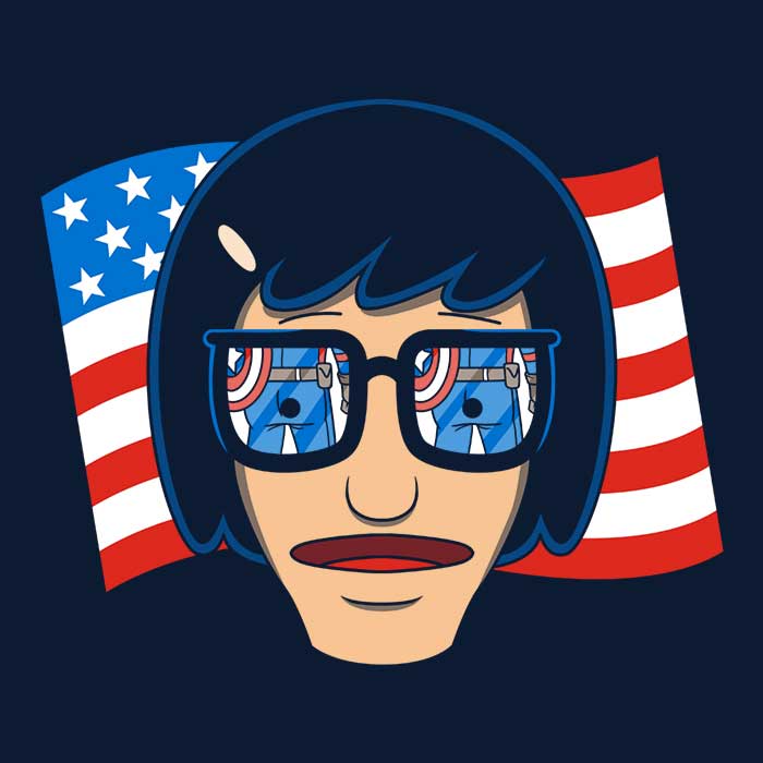 Star-Spangled Men's Apparel - T-Shirts in Various Sizes